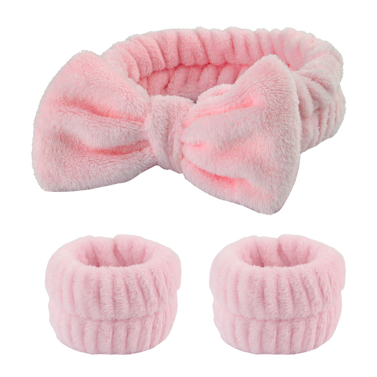 Plush wristband hairband